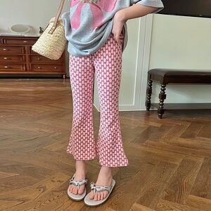 NO BRAND red flare kids pants